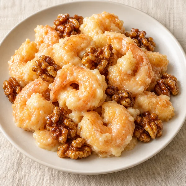 Illustration of Honey Walnut Shrimp