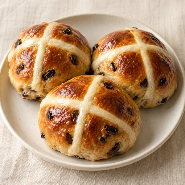 Illustration of Hot Cross Buns
