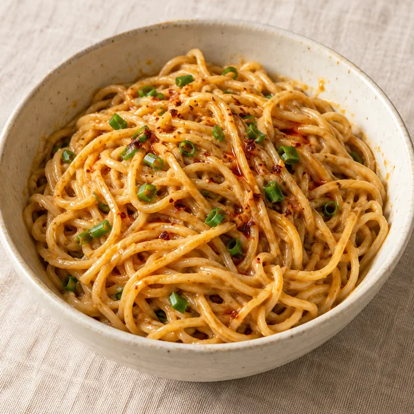 Illustration of Hot Dry Noodles