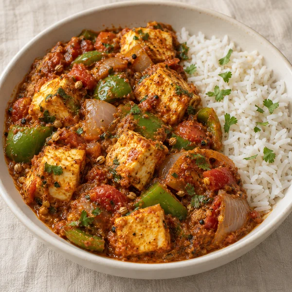 Illustration of Kadai Paneer