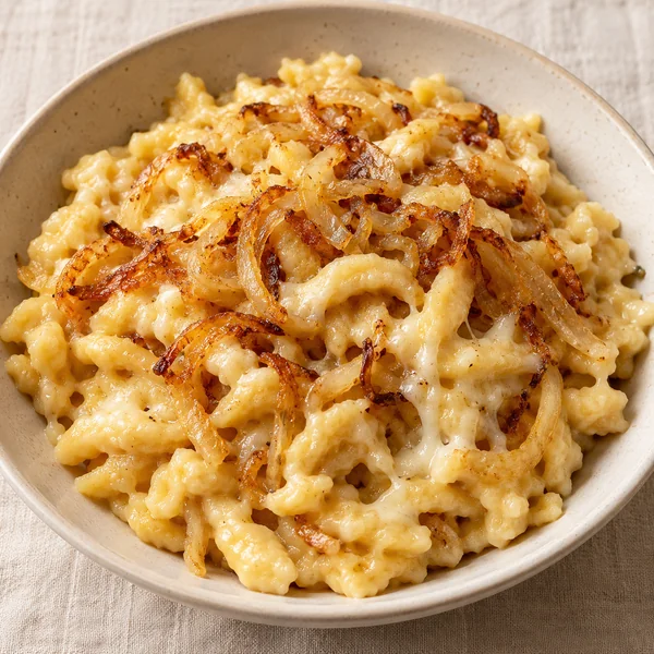 Illustration of Käsespätzle