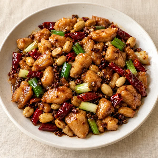 Illustration of Kung Pao Chicken