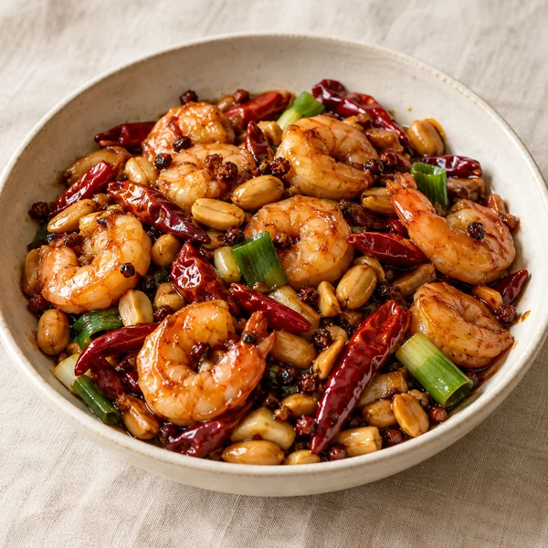 Illustration of Kung Pao Shrimp