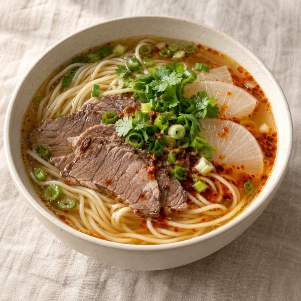Illustration of Lanzhou Beef Noodle Soup