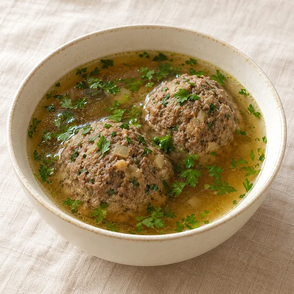 Illustration of Leberknödelsuppe