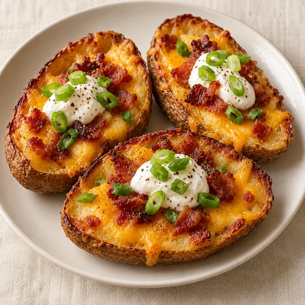 Illustration of Loaded Potato Skins