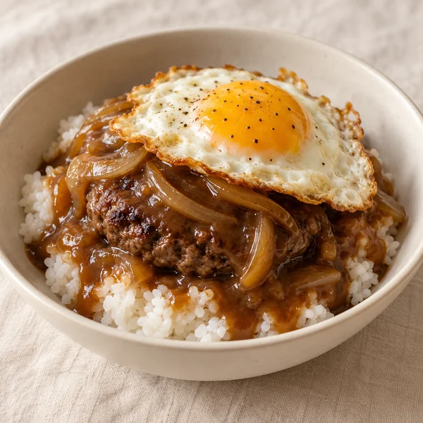 Illustration of Loco Moco