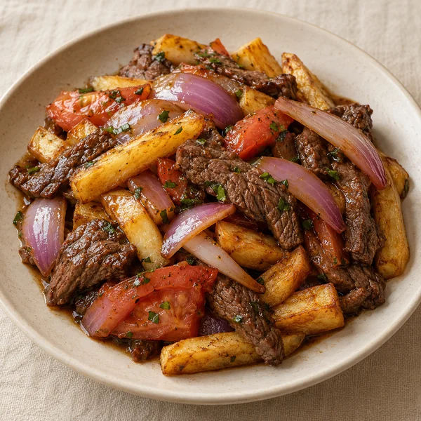 Illustration of Lomo Saltado