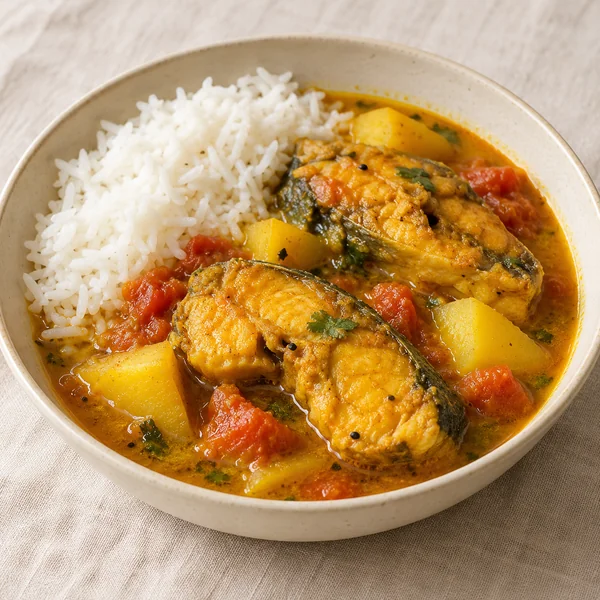 Illustration of Macher Jhol