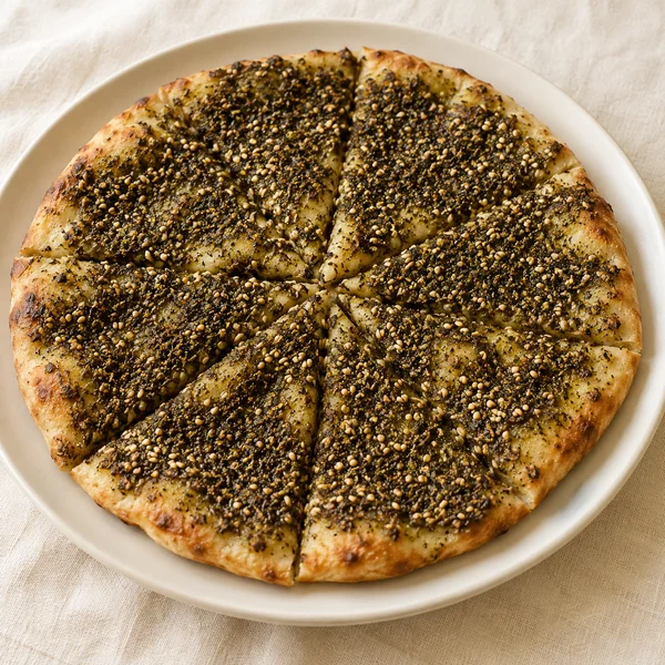 Illustration of Za'atar Manakish