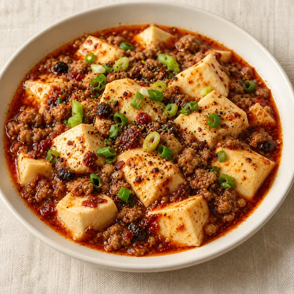 Illustration of Mapo Tofu