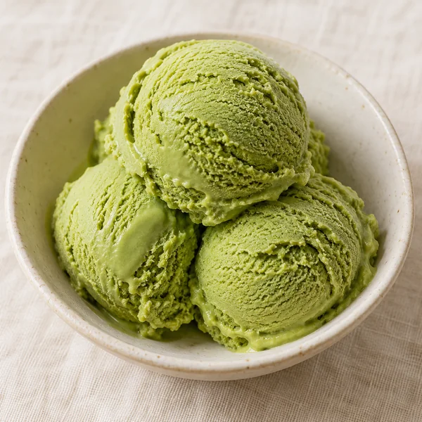 Illustration of Matcha Ice Cream