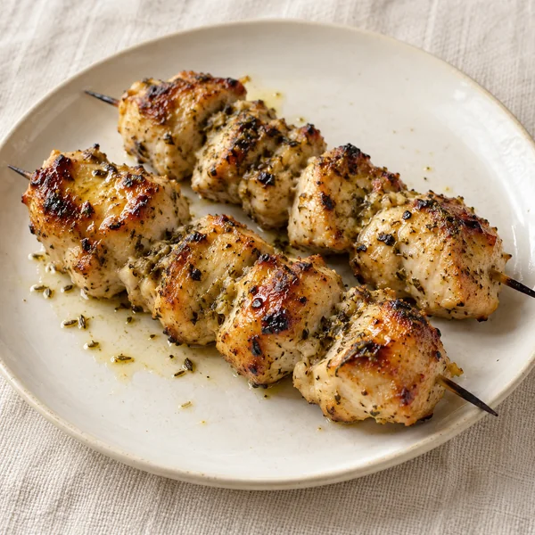 Illustration of Mediterranean Chicken Skewers