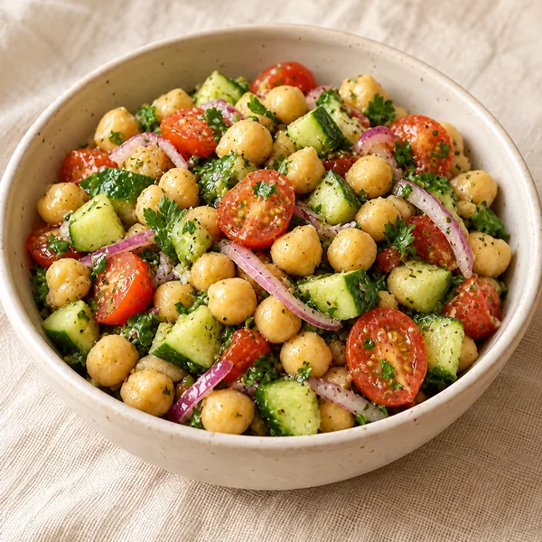 Illustration of Mediterranean Chickpea Salad
