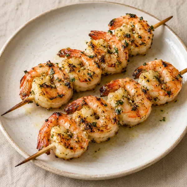 Illustration of Mediterranean Shrimp Skewers