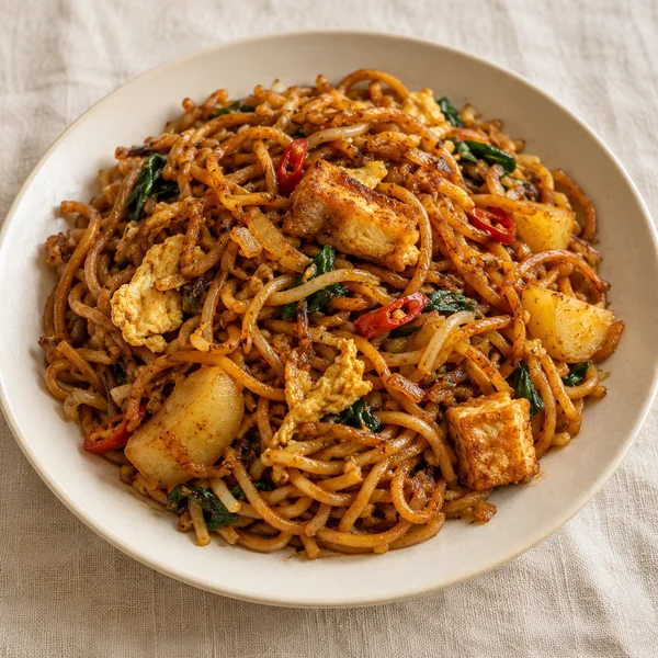 Illustration of Mee Goreng Mamak