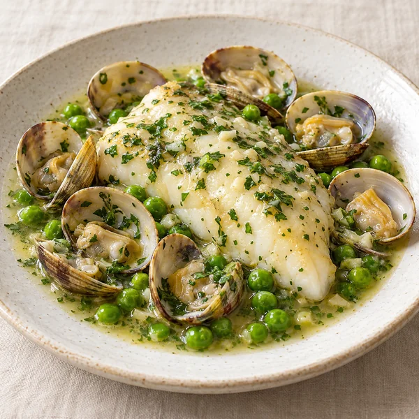 Illustration of Basque-Style Hake
