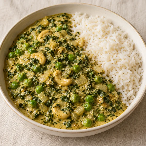 Illustration of Methi Malai Matar