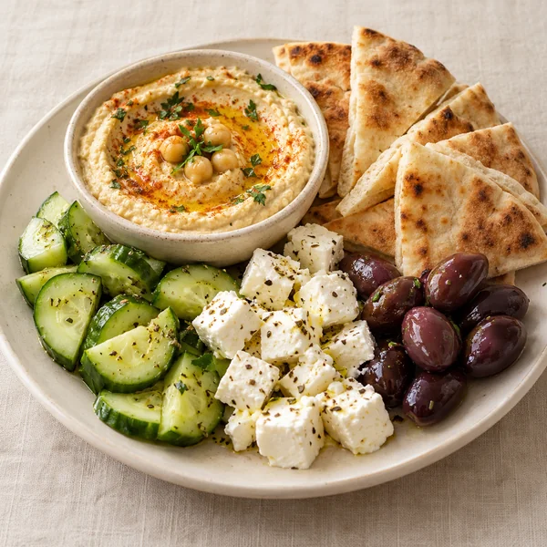 Illustration of Mezze Platter