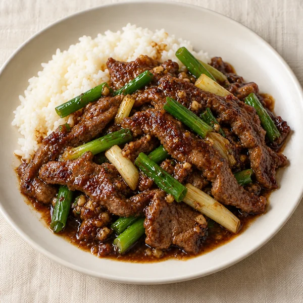 Illustration of Mongolian Beef
