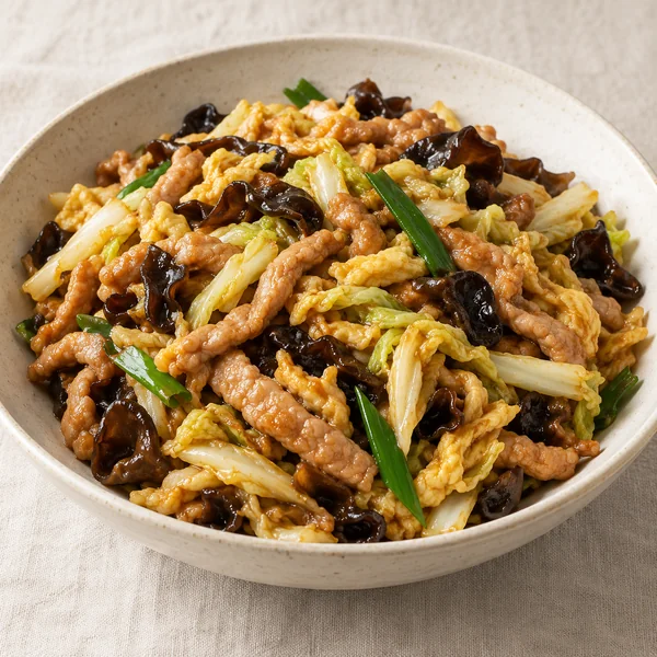Illustration of Moo Shu Pork