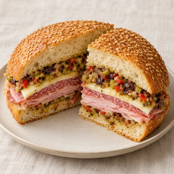 Illustration of Muffuletta
