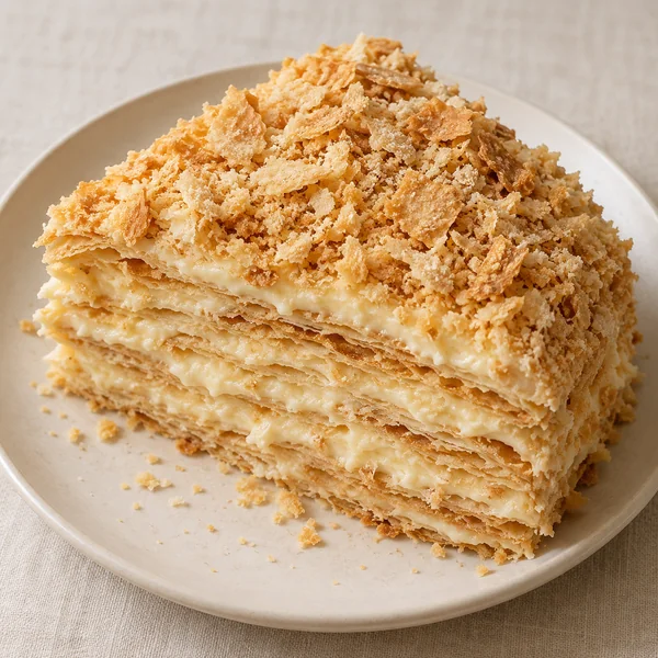 Illustration of Napoleon Cake