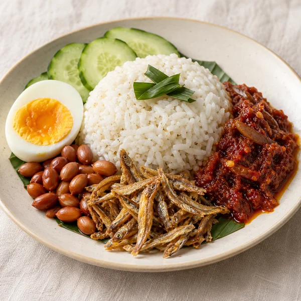 Illustration of Nasi Lemak