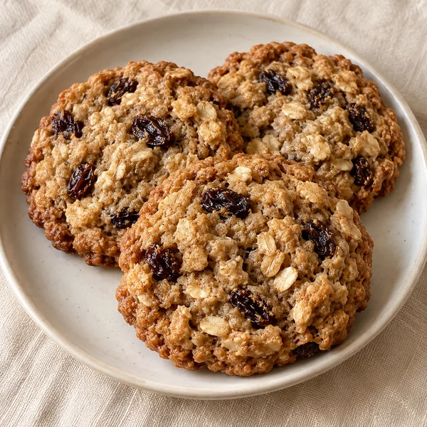 Illustration of Oatmeal Raisin Cookie