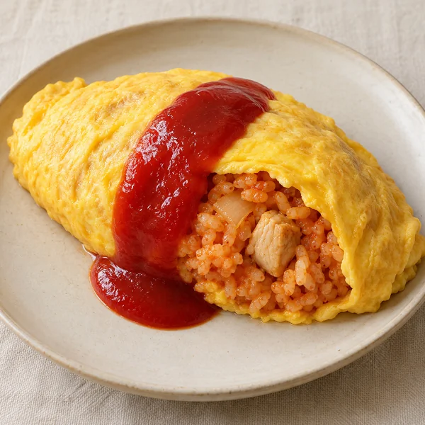 Illustration of Omurice