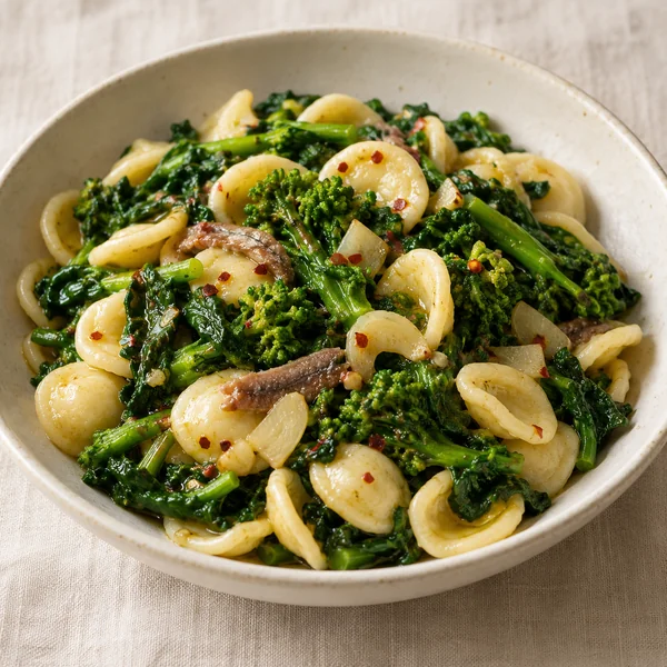 Illustration of Orecchiette con Cime di Rapa