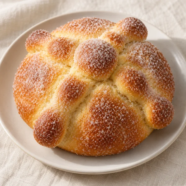 Illustration of Pan de Muerto