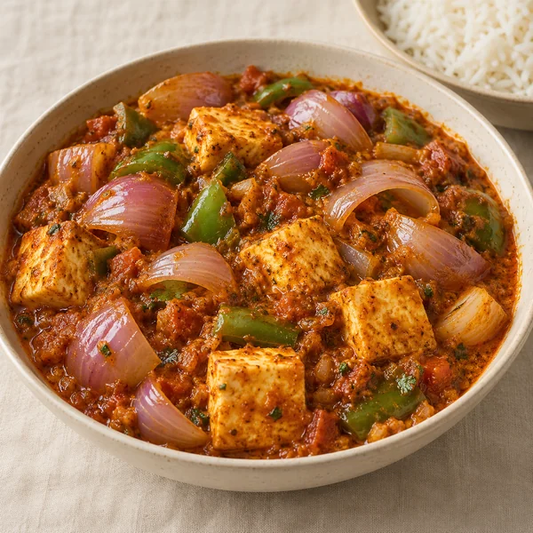 Illustration of Paneer Do Pyaza