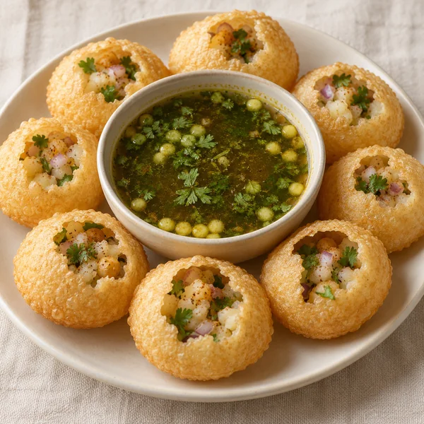 Illustration of Pani Puri