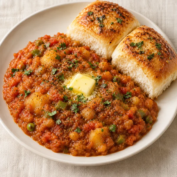 Illustration of Pav Bhaji