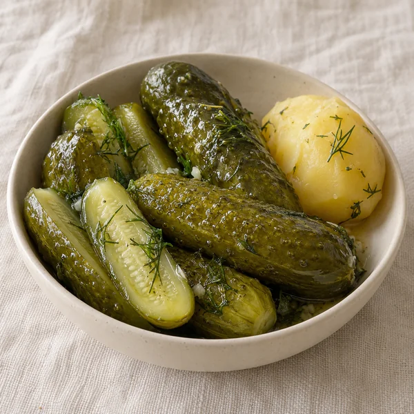 Illustration of Pickled Cucumbers