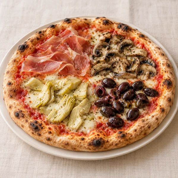 Illustration of Pizza Quattro Stagioni