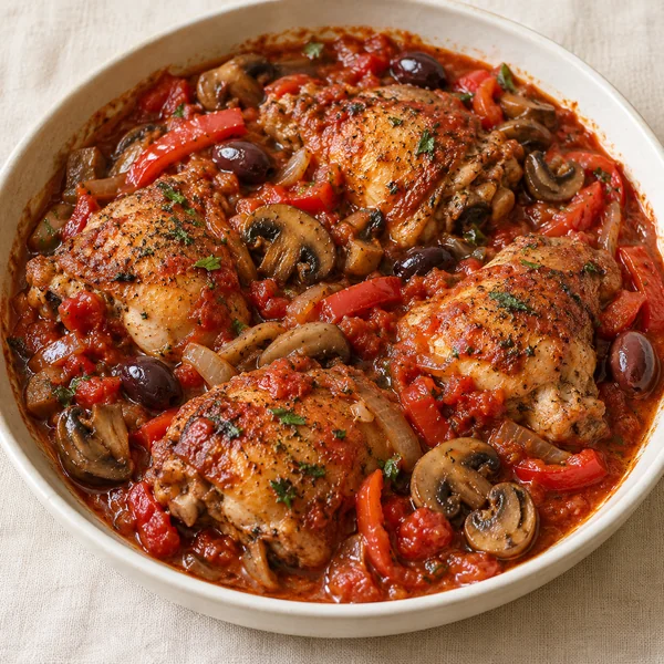 Illustration of Pollo alla Cacciatora