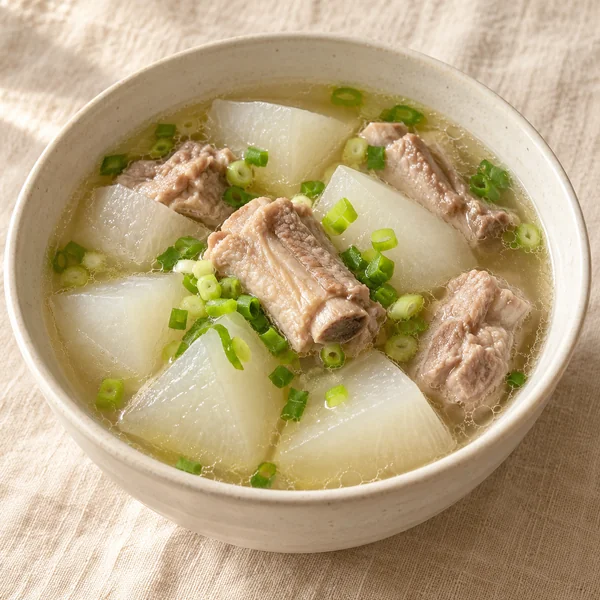 Illustration of Pork and Daikon Soup