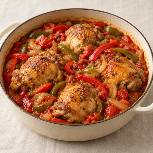 Illustration of Poulet Basquaise