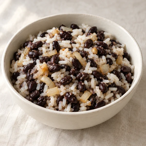 Illustration of Rice and Beans