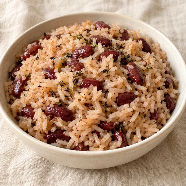 Illustration of Rice and Peas