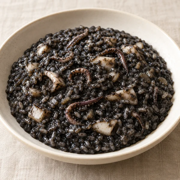 Illustration of Risotto al Nero di Seppia