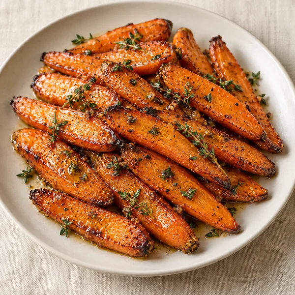 Illustration of Roasted Carrots