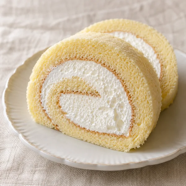Illustration of Japanese Roll Cake