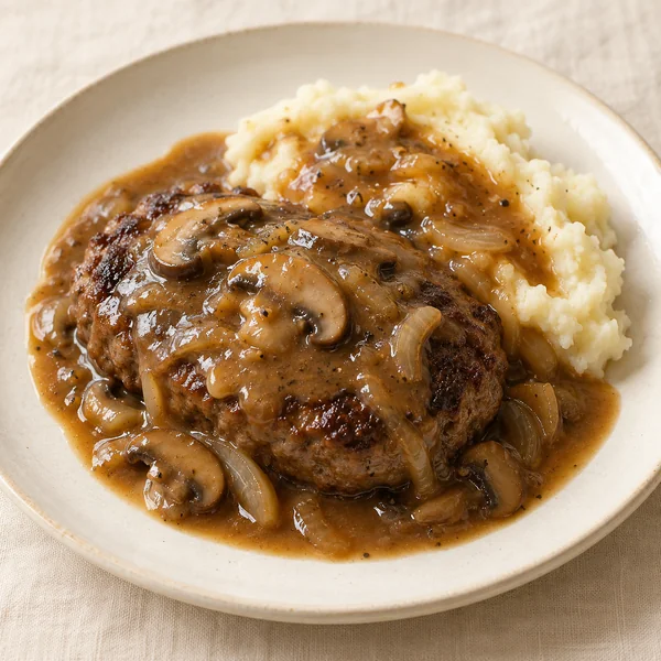 Illustration of Salisbury Steak