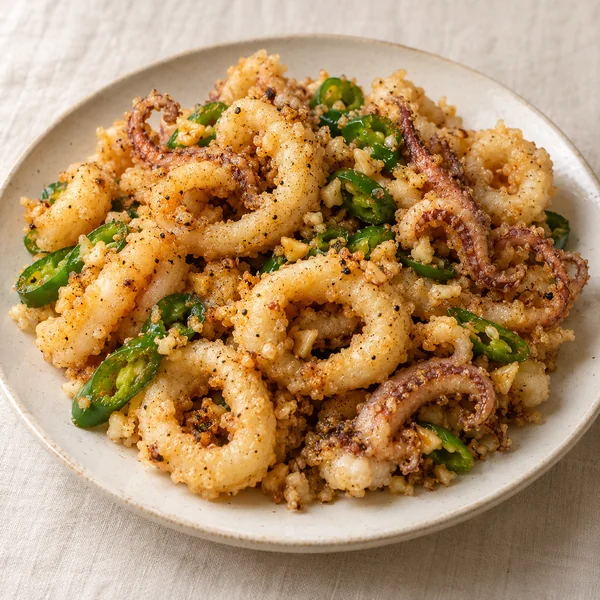 Illustration of Salt and Pepper Squid