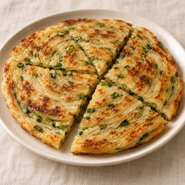 Illustration of Scallion Pancake