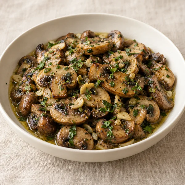 Illustration of Garlic Mushrooms