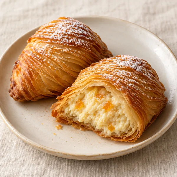 Illustration of Sfogliatelle